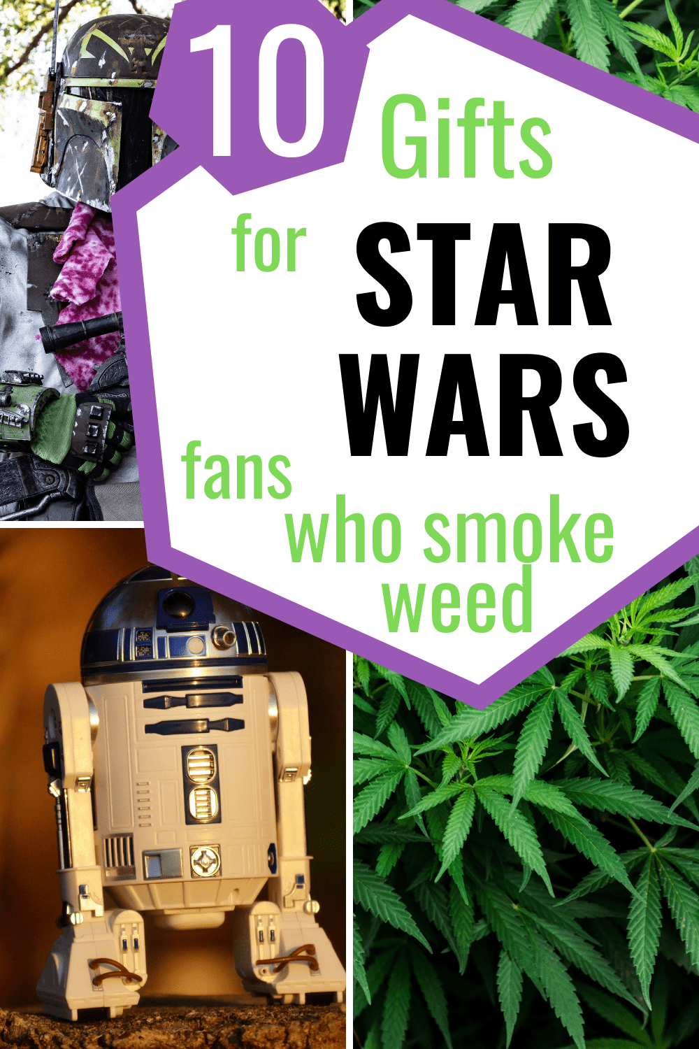 star wars r2-d2 boba fett and weed smokers