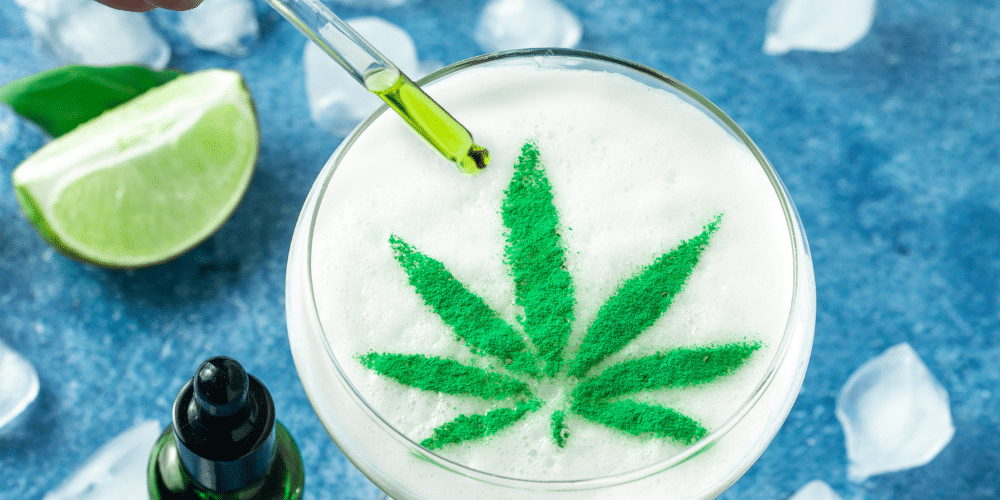 thc tincture in margarita cannabis beverage