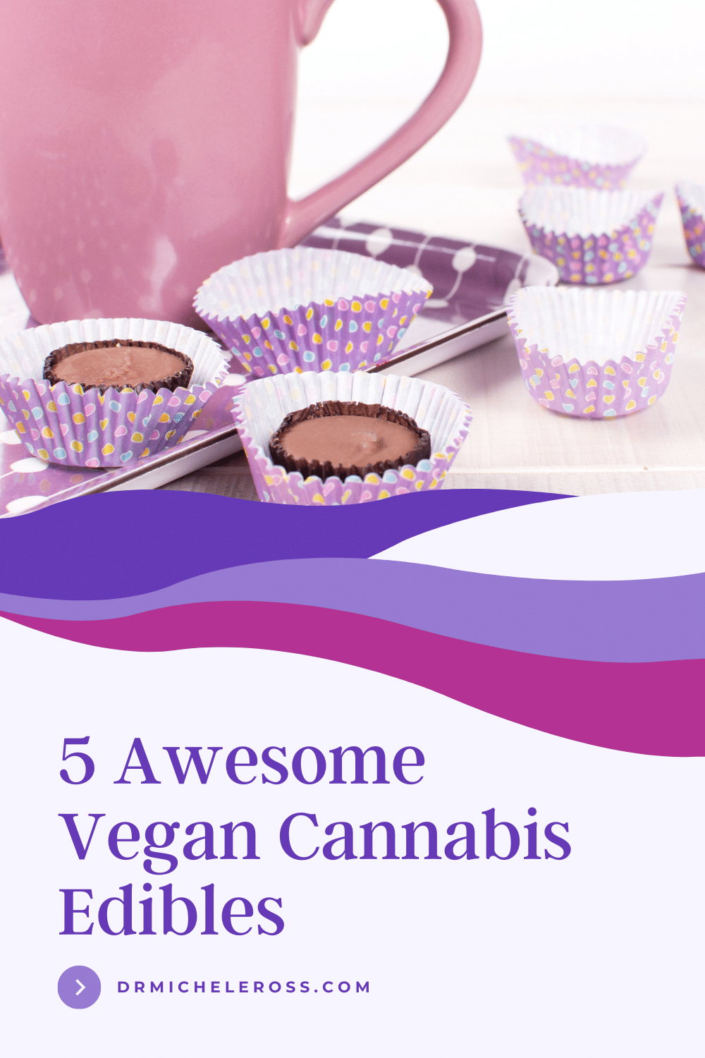 infused vegan peanut butter cups made with cannabis