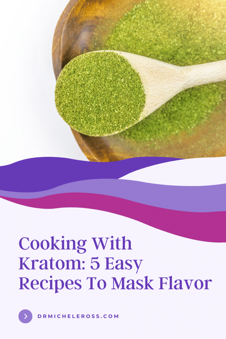 kratom powder can be added to recipes to mask bitter taste