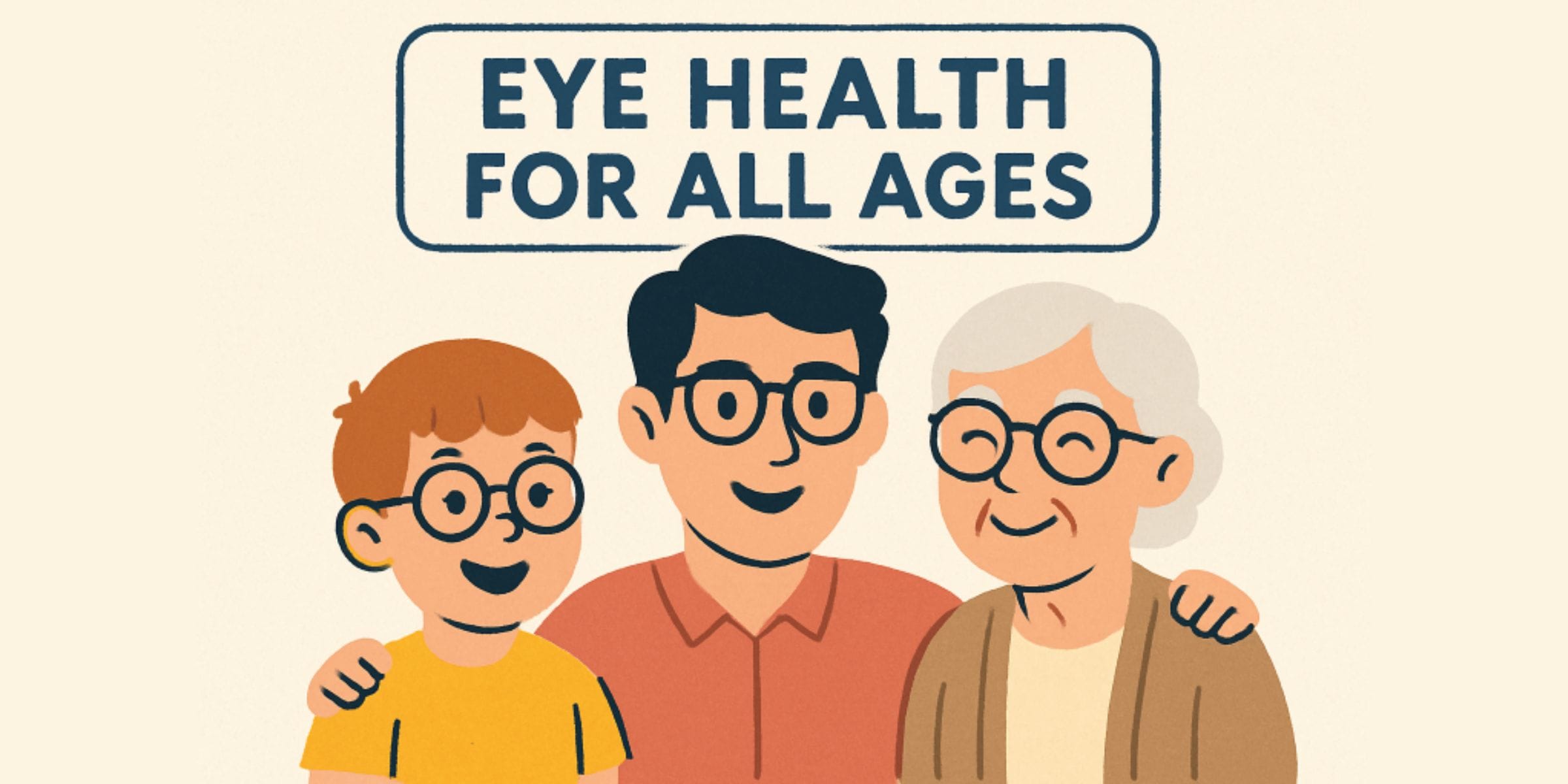 all generations including children and seniors need eye exams