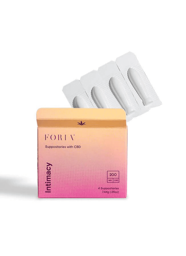 period pain relief vagina suppositories by Foria