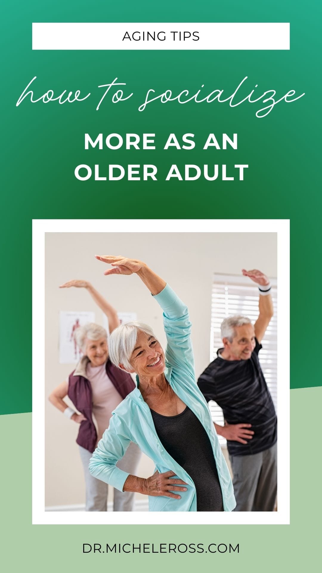 older adults exercising in a community center