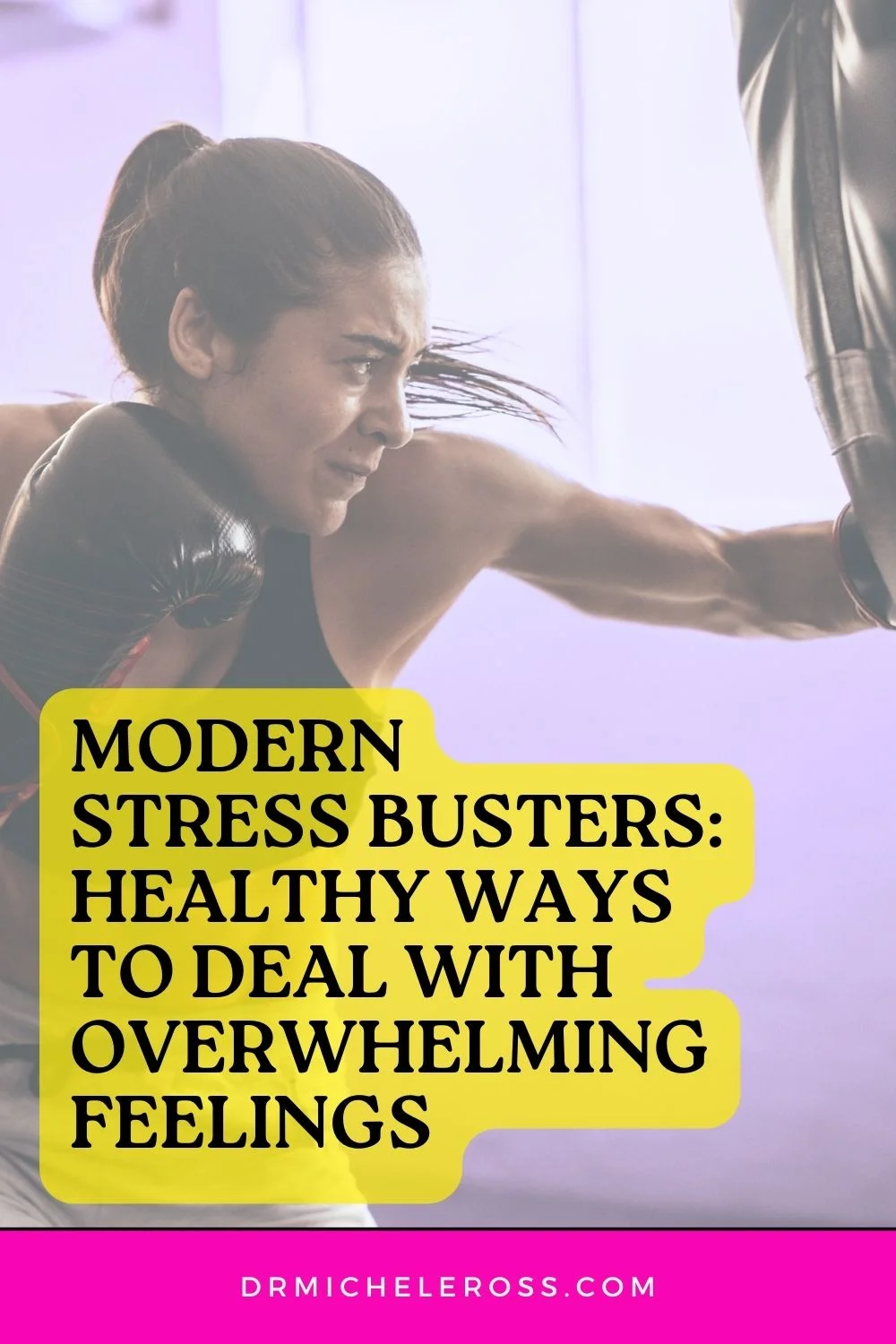 exercising vigorously can relieve stress pinterest pin