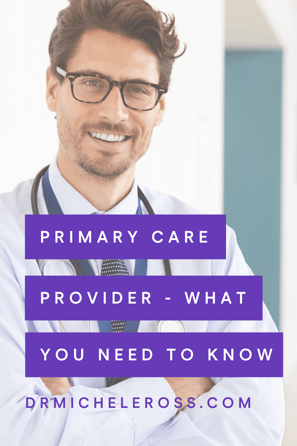 man doctor primary care specialty in hospital