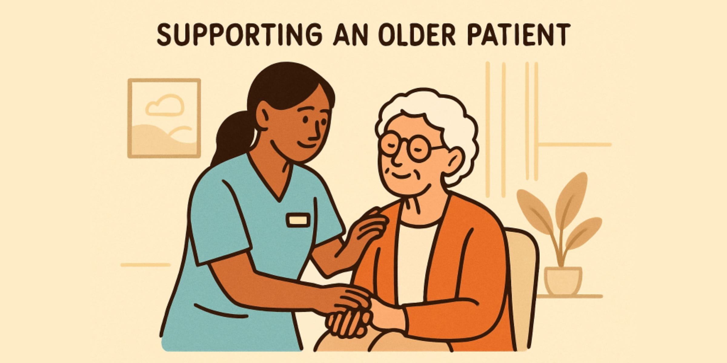 senior patients need support for their illness including mental health and bathing in palliative care