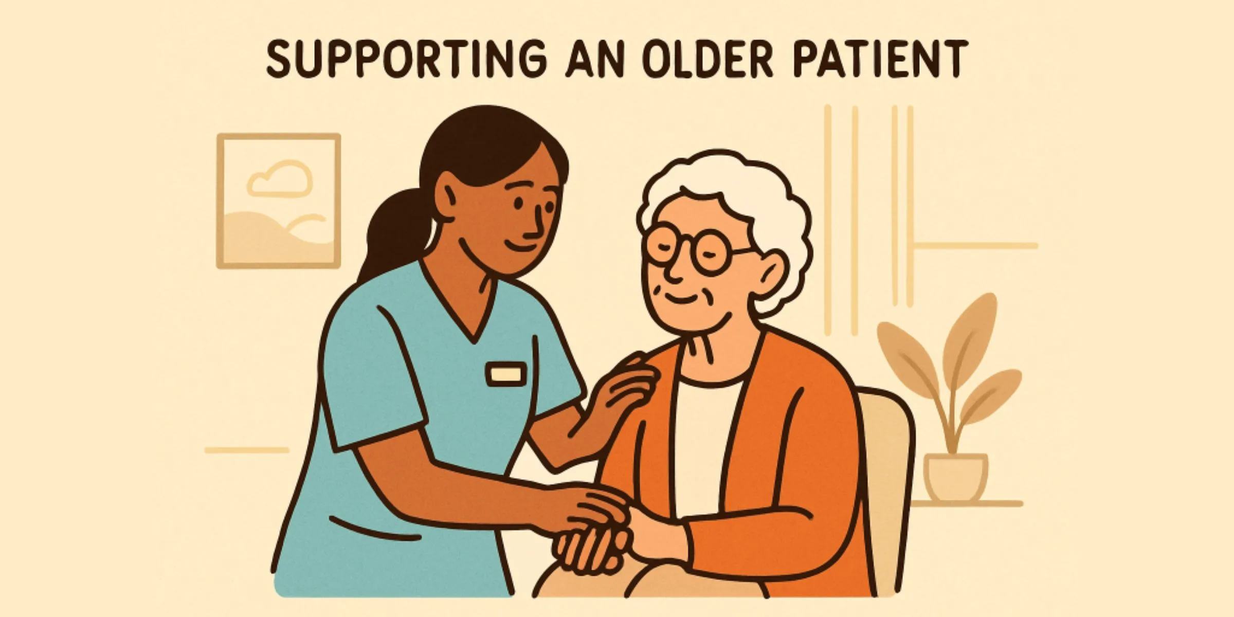 senior patients need support for their illness including mental health and bathing in palliative care