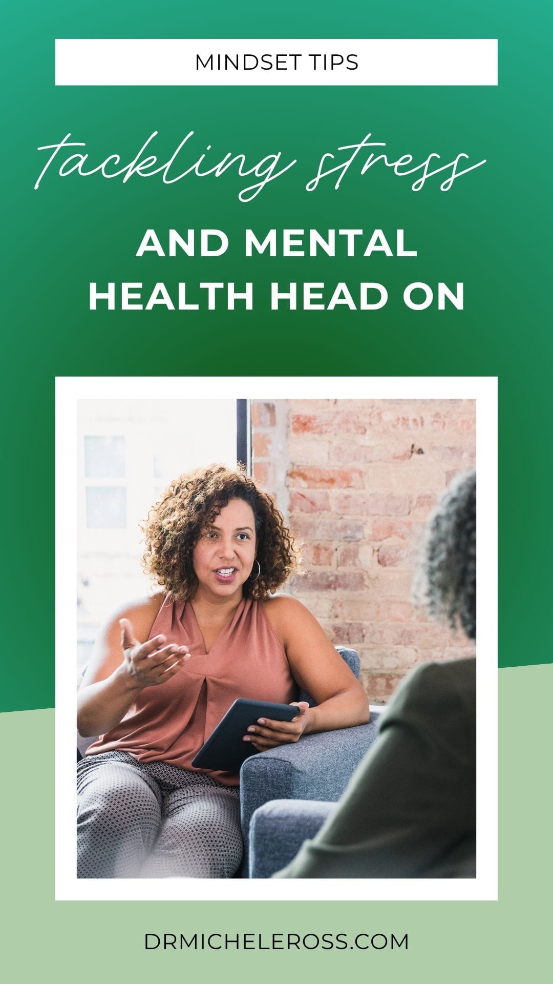 female therapist helping patient with mental health and stress issues