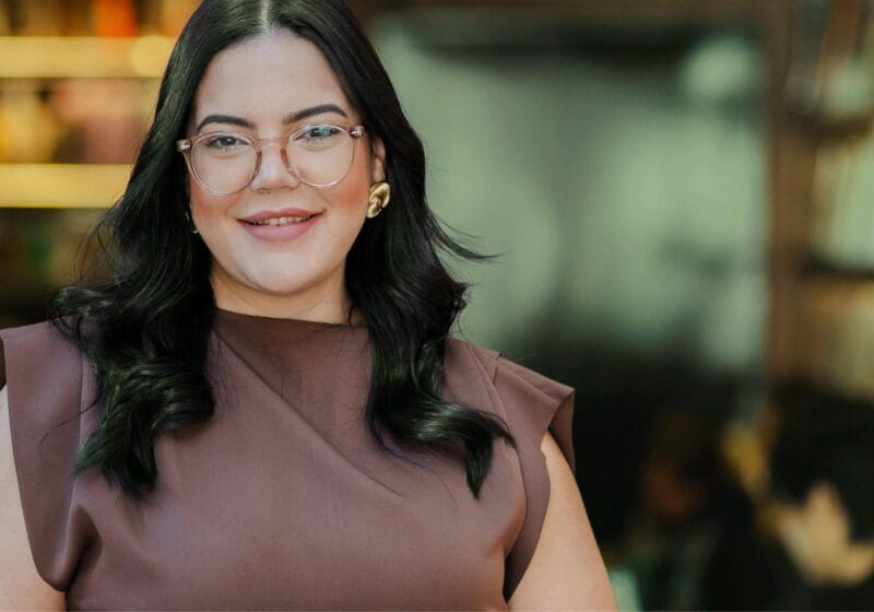 Confident Plus-Sized Woman at Work