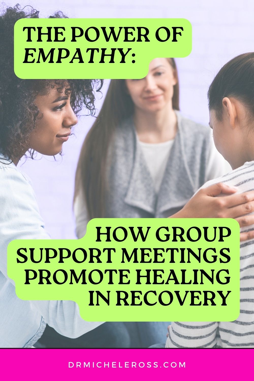 Women in AA group support meeting for alcohol pinterest pin