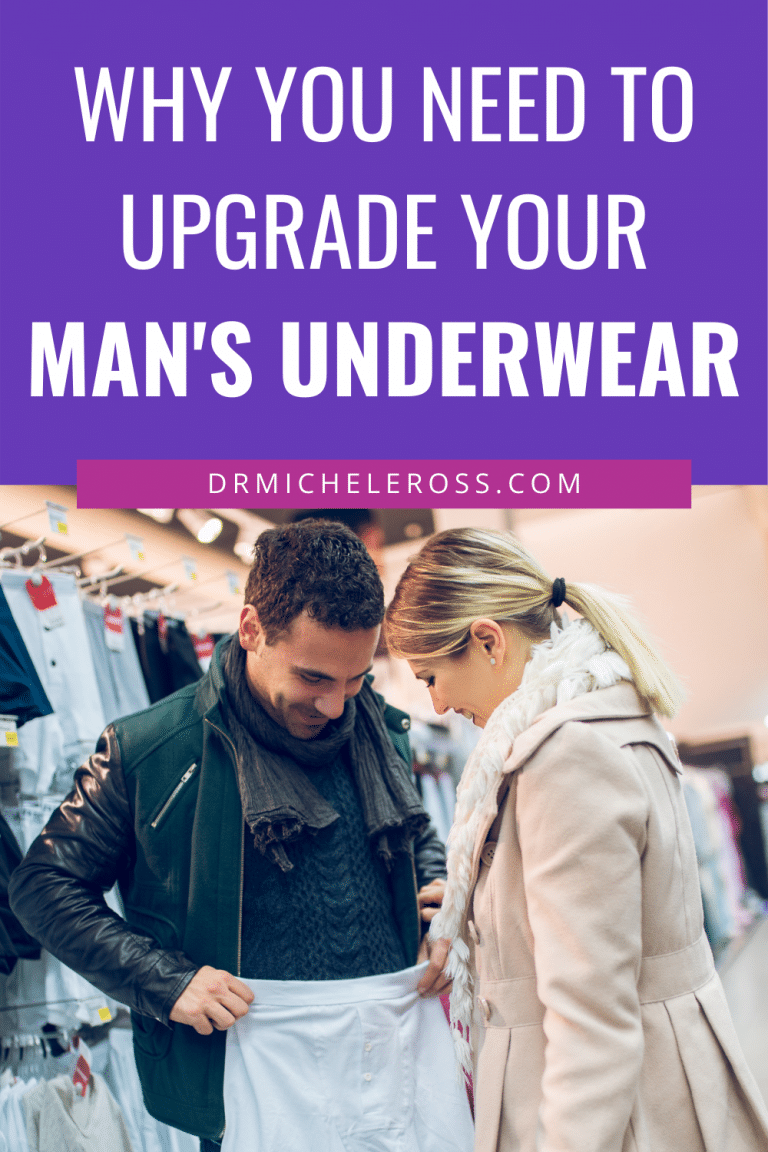 woman shopping with her man for underwear