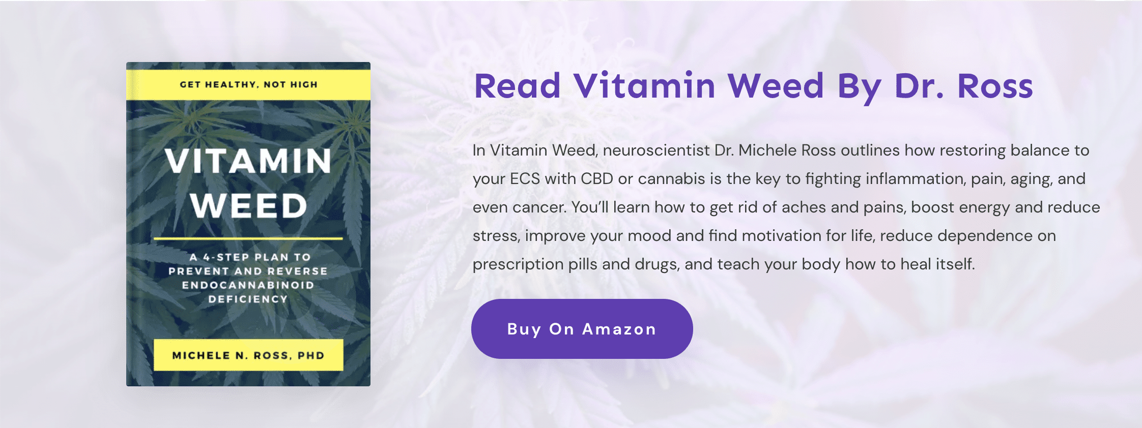 read vitamin weed by dr michele ross neuroscientist