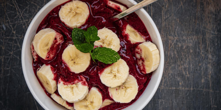 banana acai bowl kratom recipe