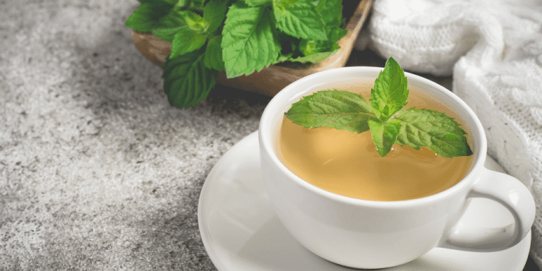mint tea recipe with added kratom powder