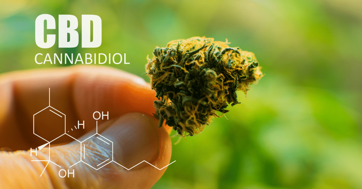 hemp cbd flower chemical structure