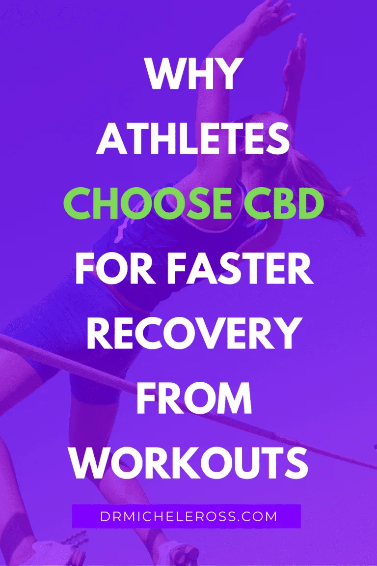 female athlete jumping over high bar after taking cbd