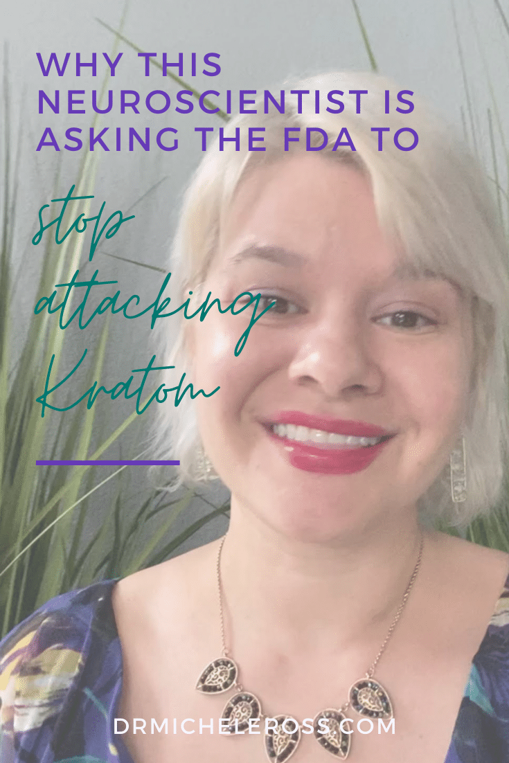 Dr. Michele Ross FDA Kratom Letter